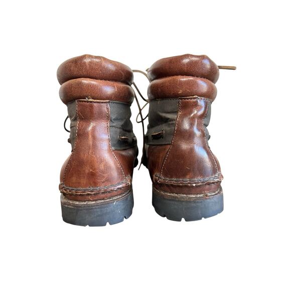 Vintage Timberland Men’s Brown/Green Leather Moc Toe Chukka Boots Size 11W main image 8